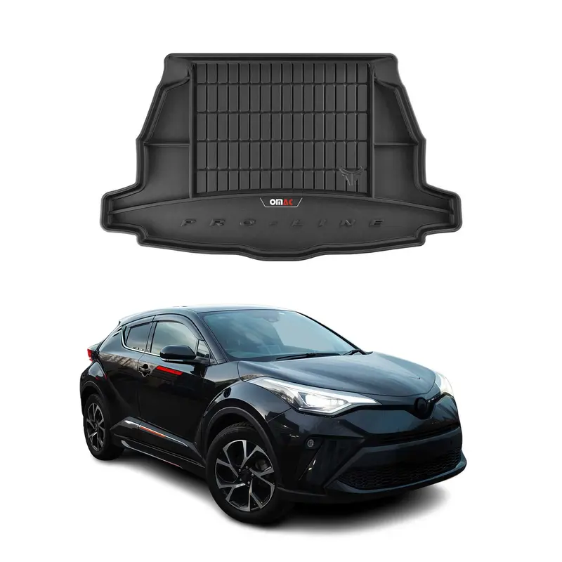 Tapis de Coffre pour Toyota C-HR 2016-2023 TPE Noir