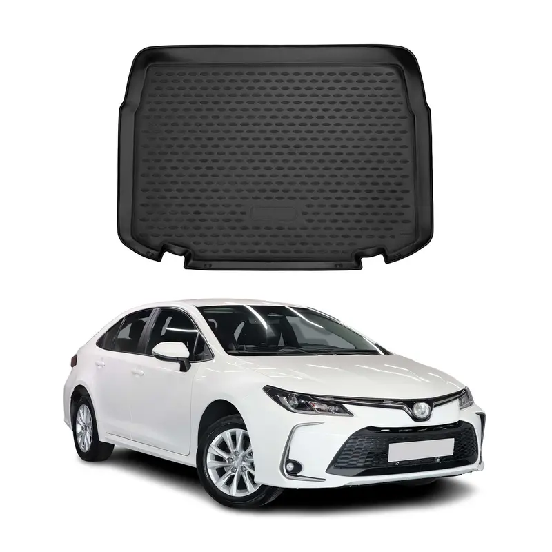 Tapis De Coffre pour Toyota Corolla Hayon 2019-2026 Supérieur TPE Noir