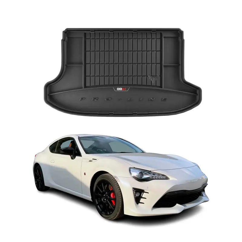 Tapis de Coffre pour Toyota GT86 2012-2020 TPE Noir