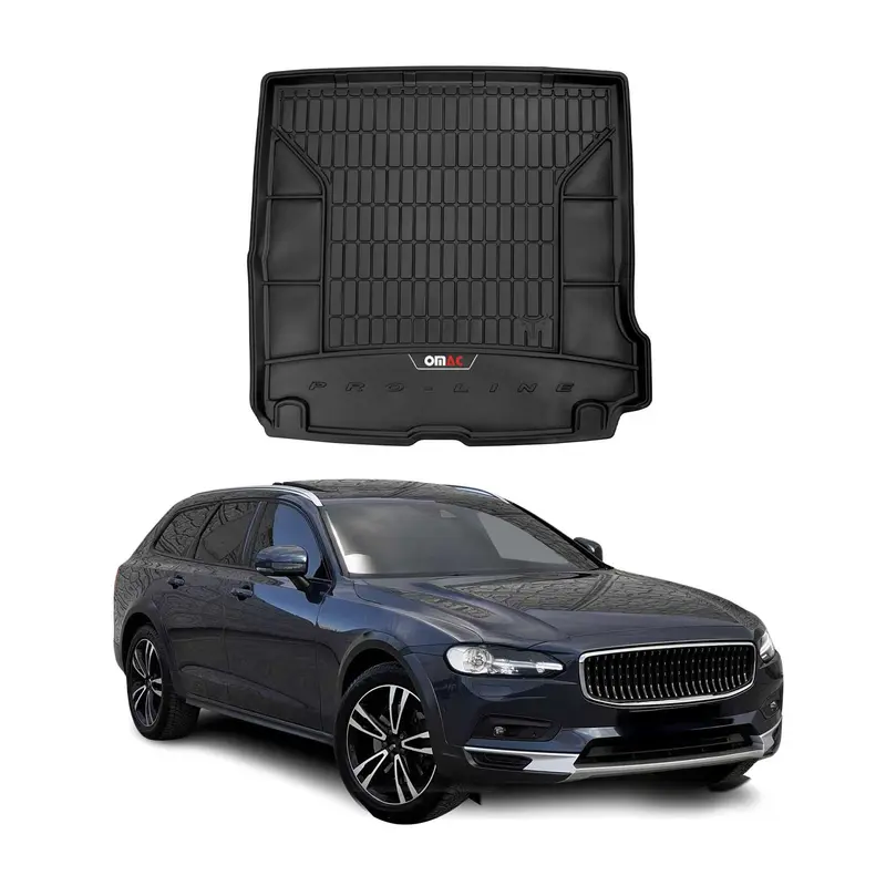 Tapis de Coffre pour Volvo V90 2016-2025 TPE Noir
