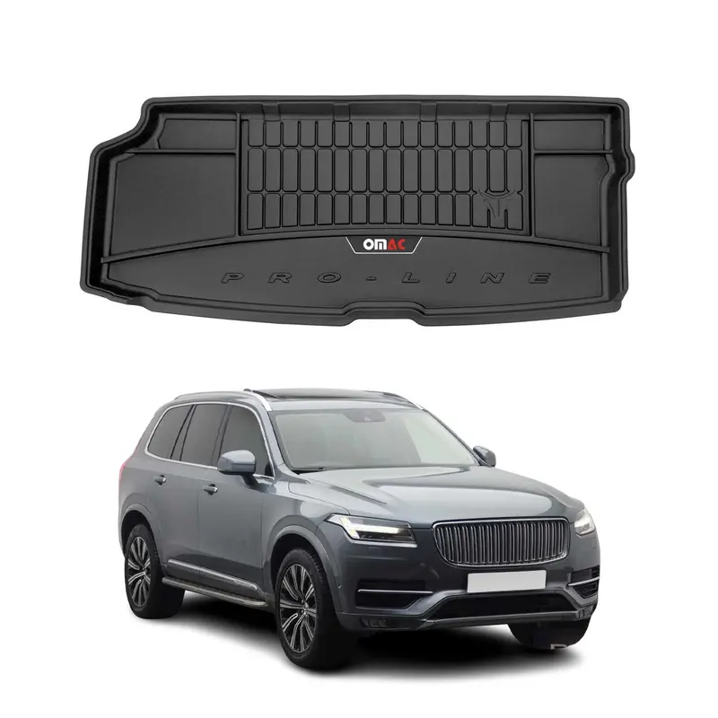 Tapis de Coffre pour Volvo XC90 2015-2026 TPE Noir