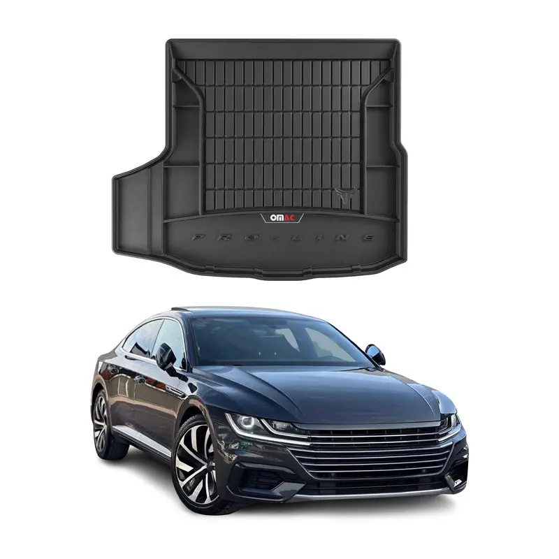 Tapis de Coffre pour VW Arteon 2017-2024 TPE Noir