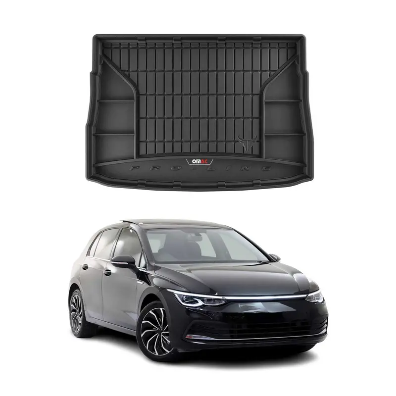 Tapis de Coffre pour VW Golf 2019-2026 TPE Noir
