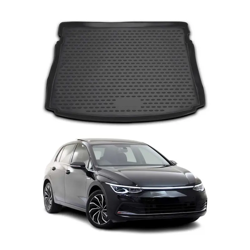Tapis De Coffre pour VW Golf 8 2019-2026 TPE Noir