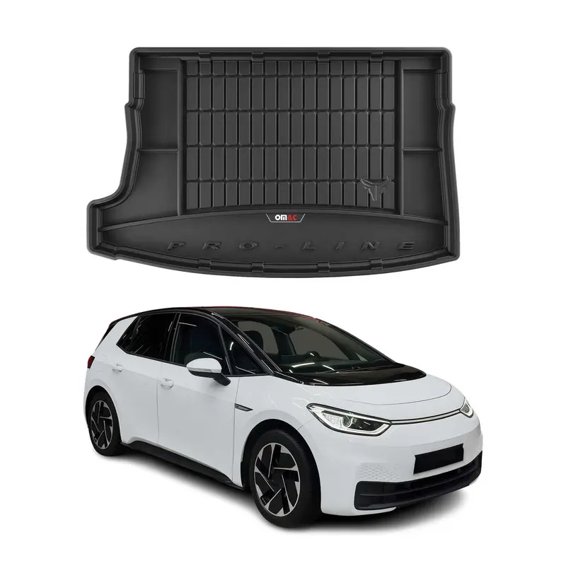 Tapis de Coffre pour VW ID.3 2020-2026 TPE Noir