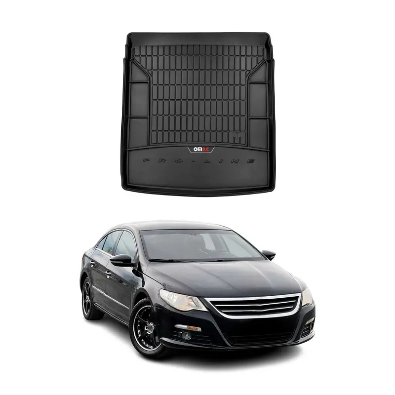 Tapis de Coffre pour VW Passat CC 2012-2016 TPE Noir