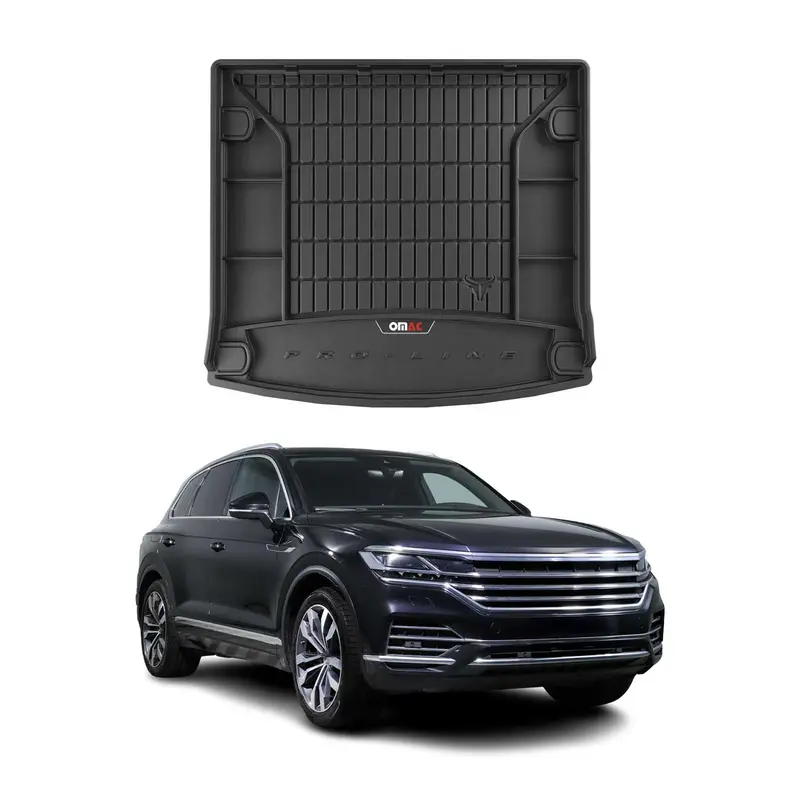 Tapis de Coffre pour VW Touareg 2018-2026 TPE Noir