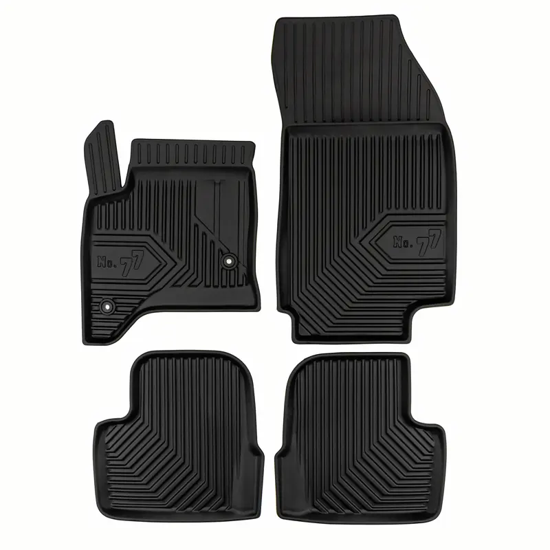 Tapis de Sol de Voiture pour Alfa Romeo Junior Ibrida 2024-2026 TPE Noir 4Pcs