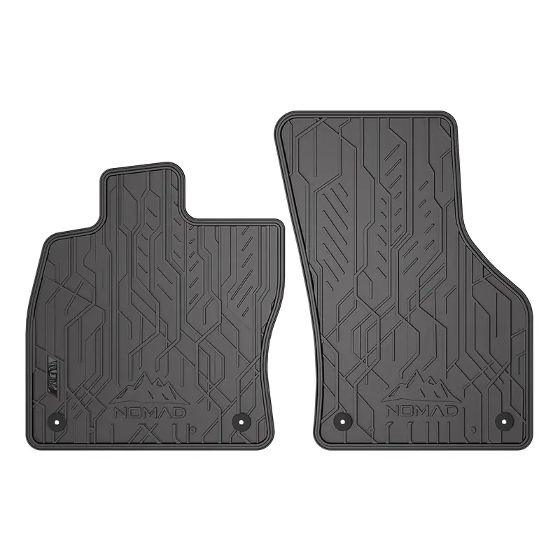 Tapis de Sol de Voiture pour Audi A3 Sportback 8V 2013-2020 Caoutchouc 2Pcs Noir