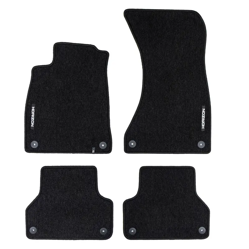 Tapis de Sol de Voiture pour Audi A4 B9 2016-2025 Velours solide et durable 4Pcs