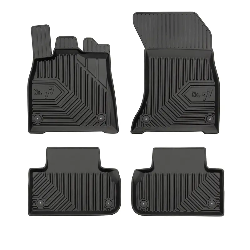 Tapis de Sol de Voiture pour Audi Q5 II 2016-2026 TPE Antidérapant Noir 4Pcs