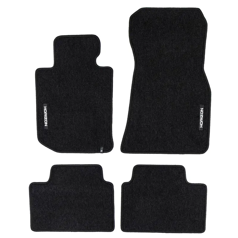 Tapis de Sol de Voiture pour BMW Série 3 G20 G21 2018-2026 Velours Noir 4Pcs