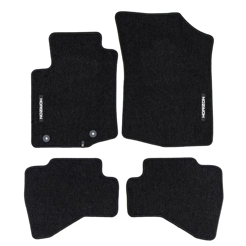 Tapis de Sol de Voiture pour Citroen C1 II 2014-2022 Velours Imperméable 4Pcs