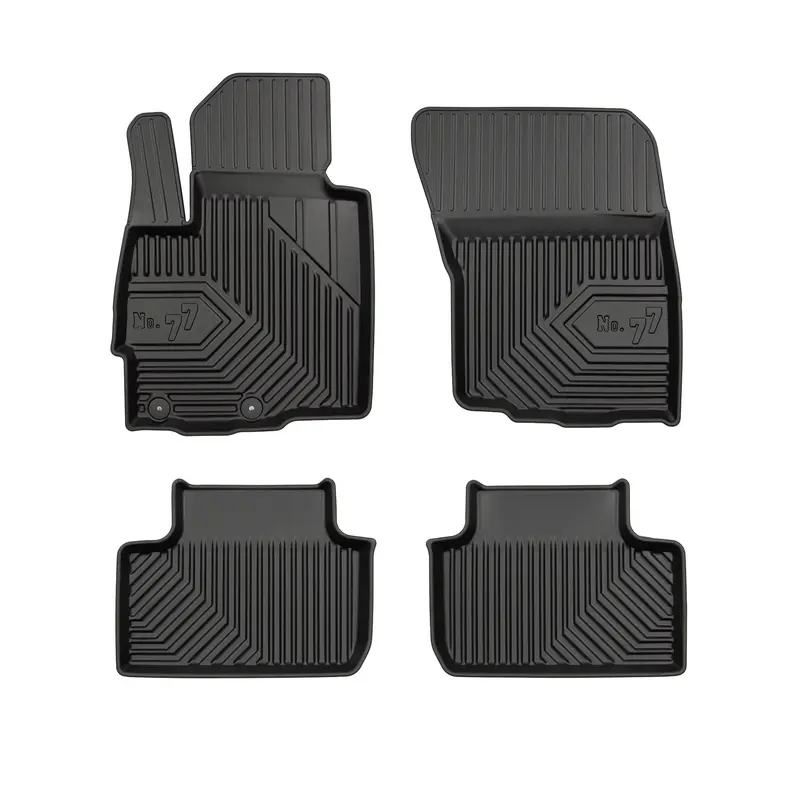 Tapis de Sol de Voiture pour Citroen C4 Aircross 2012-2017 TPE Durable Noir 4Pcs