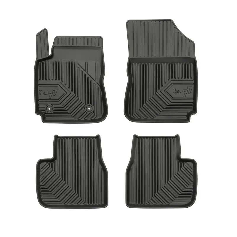 Tapis de Sol de Voiture pour Citroen C4 Cactus 2014-2020 TPE Imperméable 4Pcs