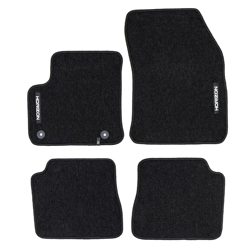 Tapis de Sol de Voiture pour Citroen e-C4 2022-2026 Velours Imperméable 4Pcs