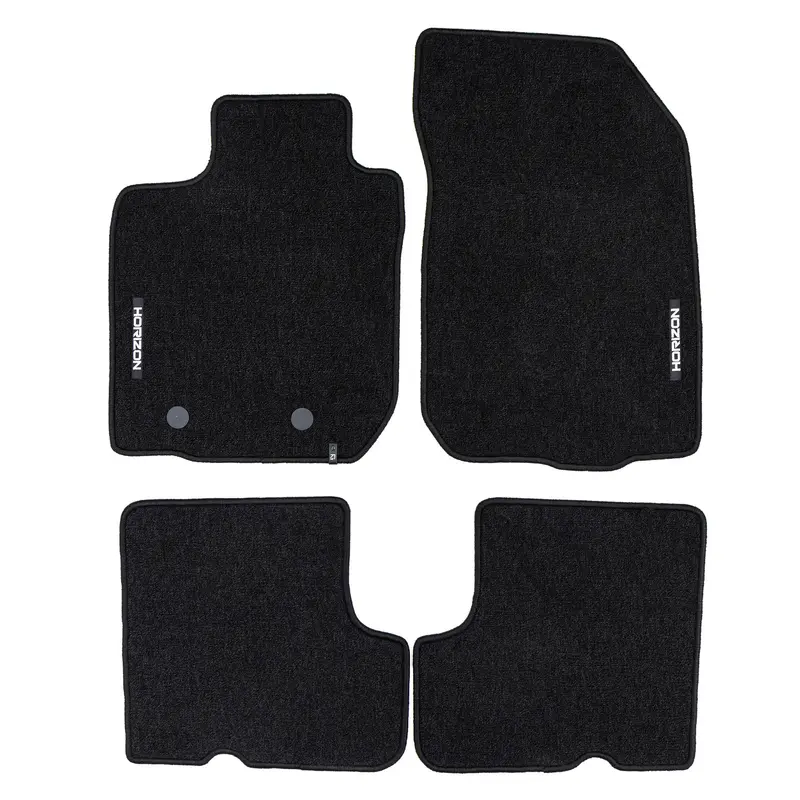 Tapis de Sol de Voiture pour Dacia Duster I 2010-2017 Velours Imperméable 4Pcs
