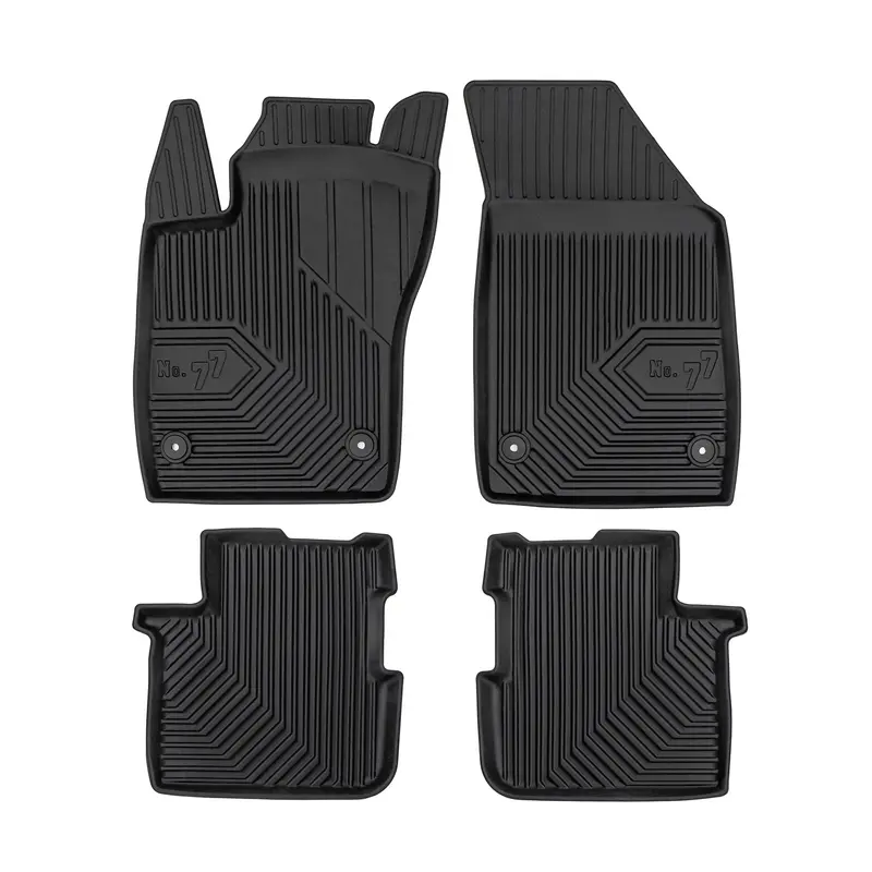 Tapis de Sol de Voiture pour Fiat Tipo Berline 2015-2026 TPE Imperméable 4Pcs