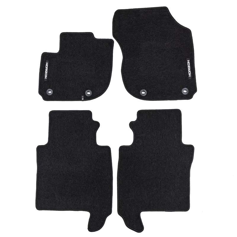 Tapis de Sol de Voiture pour Honda HR-V II 2015-2021 Velours Imperméable 4Pcs