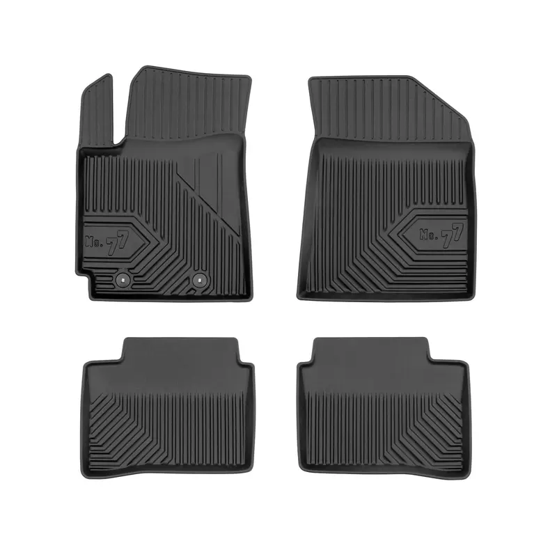 Tapis de Sol de Voiture pour Hyundai i10 III HB 2020-2026 TPE Imperméable 4Pcs