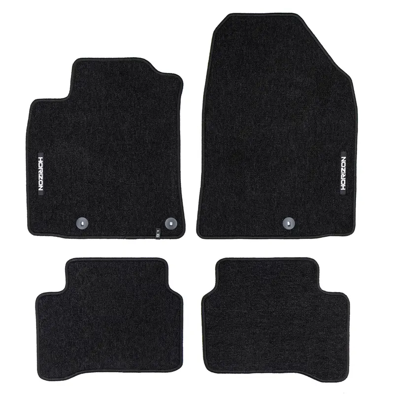 Tapis de Sol de Voiture pour Hyundai Ioniq 2016-2022 Velours Imperméable 4Pcs