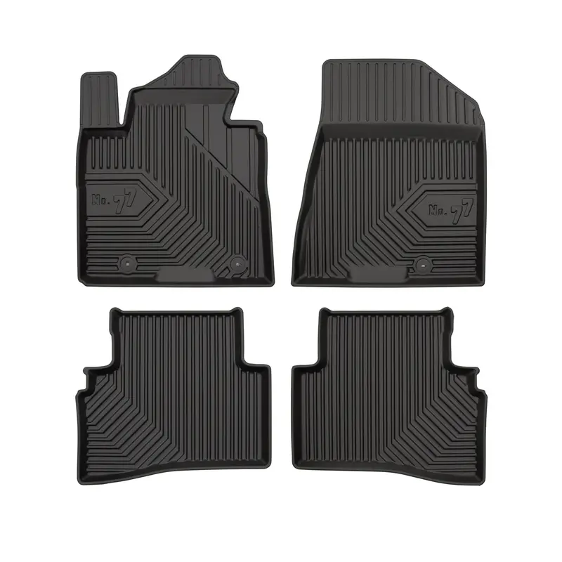 Tapis de Sol de Voiture pour Hyundai Tucson III 2015-2020 TPE Durable Noir 4Pcs