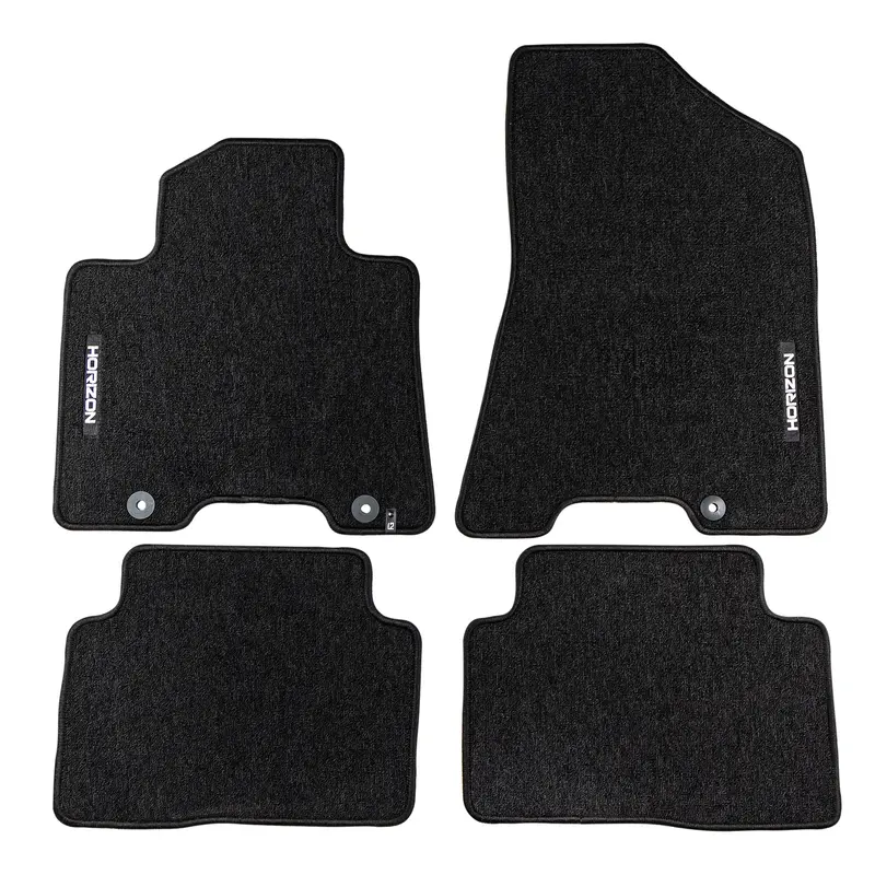 Tapis de Sol de Voiture pour Kia Sportage IV 2015-2021 Velours Durable Noir 4Pcs