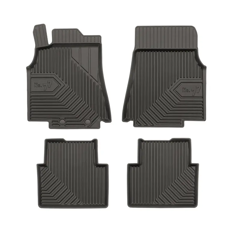 Tapis de Sol de Voiture pour Mercedes-Benz Classe A W169 2004-2012 TPE Noir 4Pcs