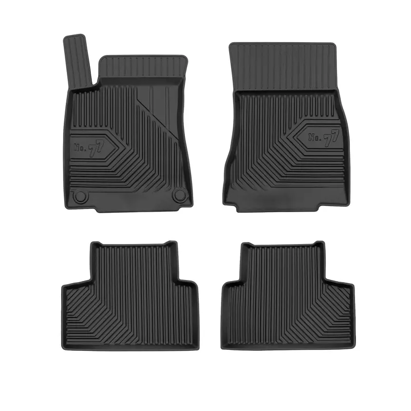 Tapis de Sol de Voiture pour Mercedes-Benz GLB X247 2019-2026 TPE Noir 4Pcs