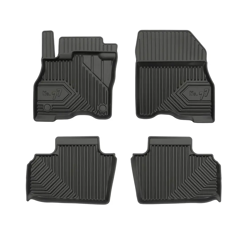 Tapis de Sol de Voiture pour Nissan Leaf II 2018-2025 TPE Imperméable Noir 4Pcs