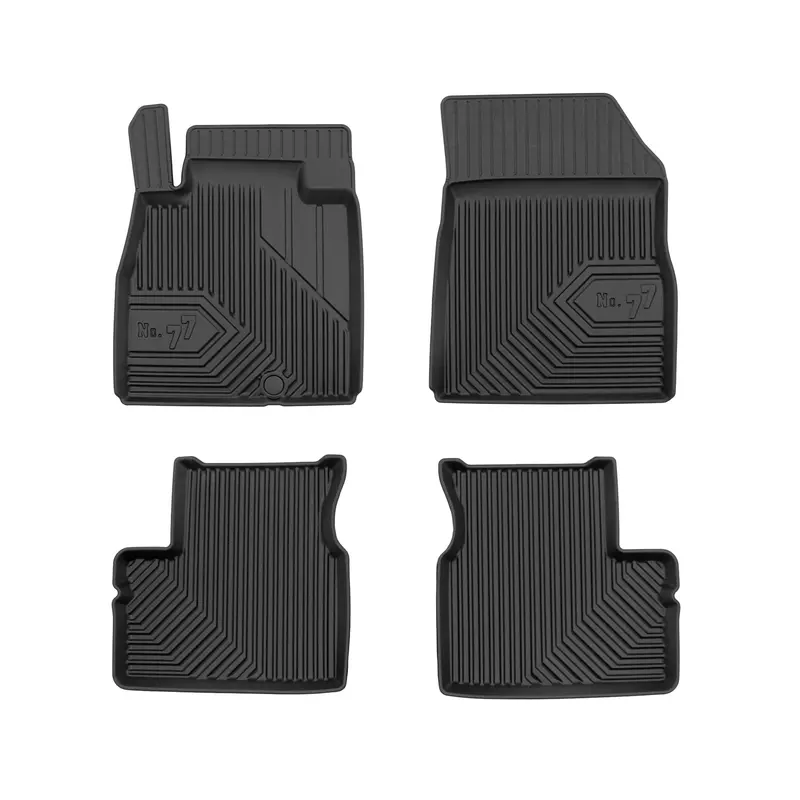 Tapis de Sol de Voiture pour Nissan Micra K13 2010-2016 TPE Imperméable 4Pcs