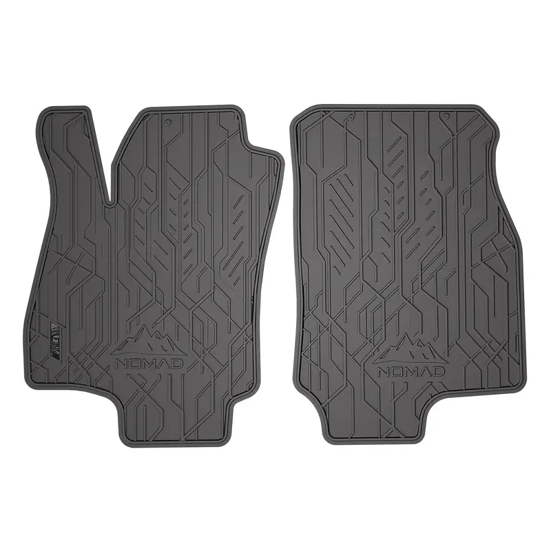 Tapis de Sol de Voiture pour Opel Astra G 1998-2004 Caoutchouc Durable Noir 2Pcs