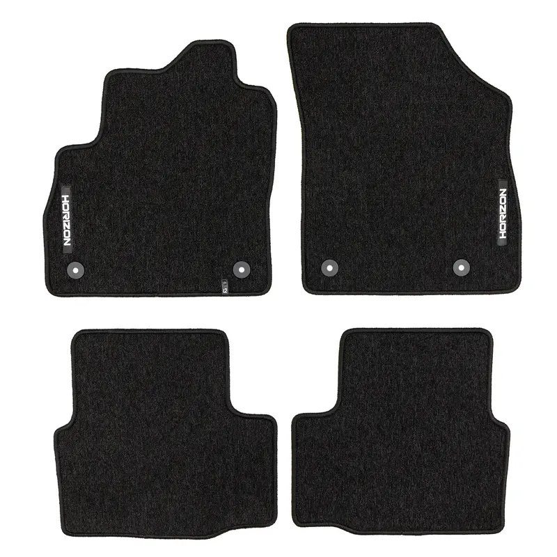 Tapis de Sol de Voiture pour Opel Astra K 2015-2022 Velours Imperméable 4Pcs