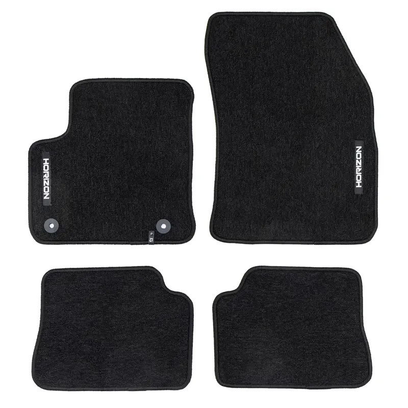 Tapis de Sol de Voiture pour Opel Mokka-e 2021-2026 Velours Imperméable 4Pcs