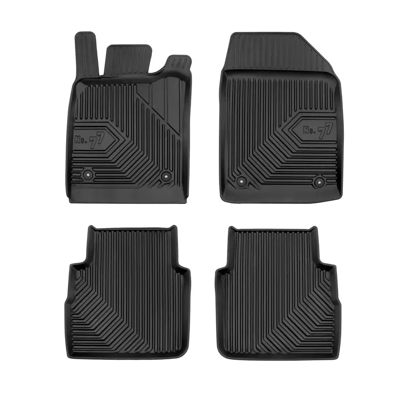 Tapis de Sol de Voiture pour Opel Signum 2003-2008 TPE Antidérapant Noir 4Pcs