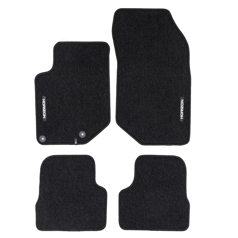 Tapis de Sol de Voiture pour Peugeot e-208 2019-2026 Velours Imperméable 4Pcs