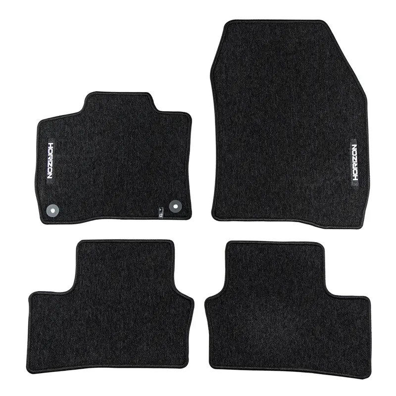 Tapis de Sol de Voiture pour Peugeot e-308 2021-2026 Velours Imperméable 4Pcs