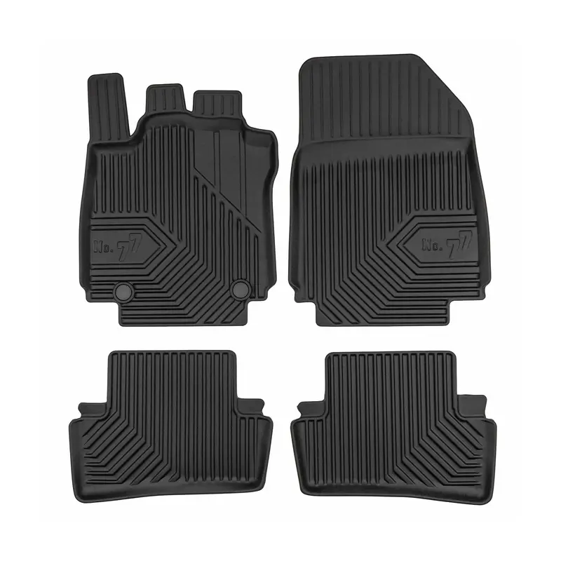 Tapis de Sol de Voiture pour Renault Clio IV 2012-2020 TPE Imperméable 3Pcs