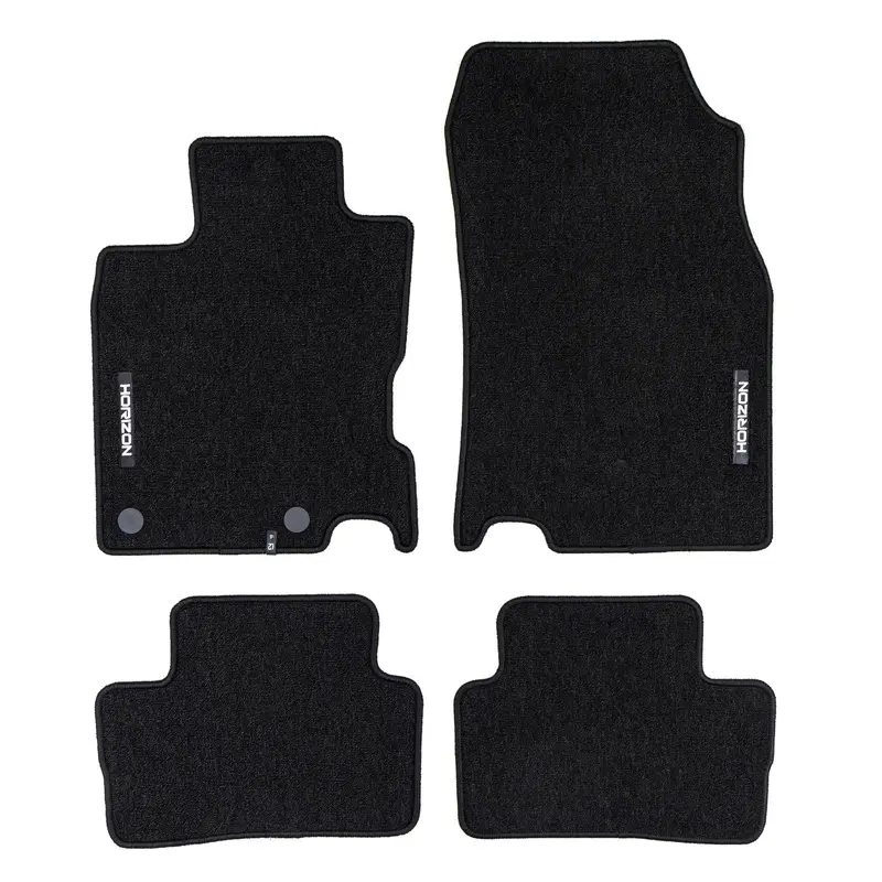 Tapis de Sol de Voiture pour Renault Kadjar 2015-2022 Velours Imperméable 4Pcs