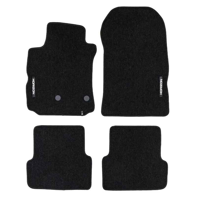 Tapis de Sol de Voiture pour Renault Modus 2004-2012 Velours Imperméable 4Pcs