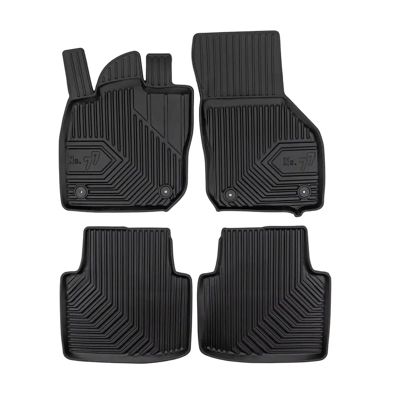 Tapis de Sol de Voiture pour Skoda Superb IV 2024-2026 TPE Imperméable 4Pcs