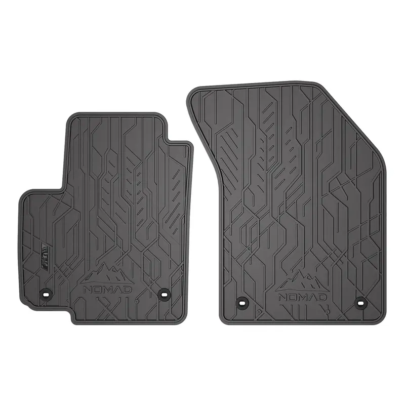 Tapis de Sol de Voiture pour Suzuki Swift IV 2004-2010 Caoutchouc 2Pcs Noir