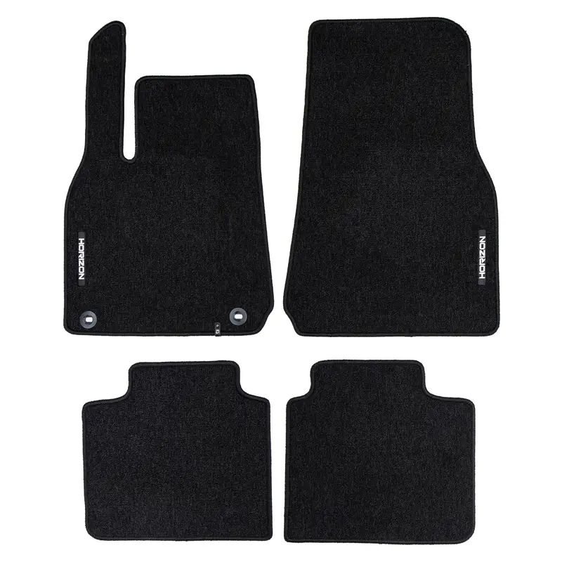 Tapis de Sol de Voiture pour Tesla Model Y 2020-2026 Velours Imperméable 4Pcs