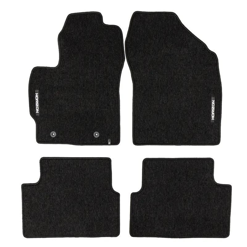 Tapis de Sol de Voiture pour Toyota Auris I 2006-2012 Velours Imperméable 4Pcs