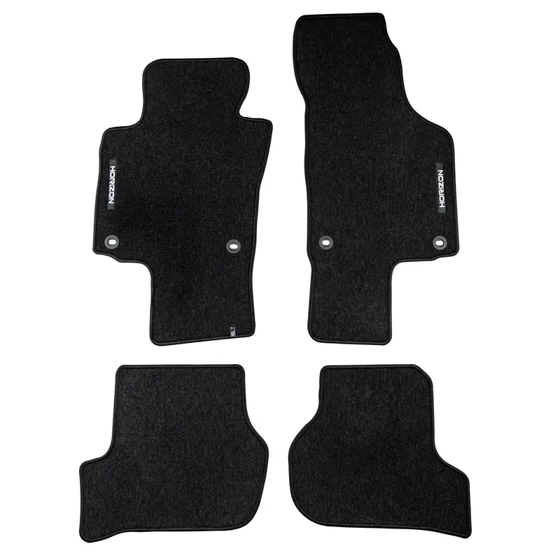 Tapis de Sol de Voiture pour VW Jetta V 2005-2011 Velours solide et durable 4Pcs