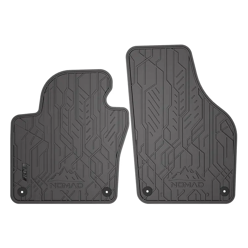 Tapis de Sol de Voiture pour VW Tiguan I 2007-16 Caoutchouc Imperméable 2Pcs