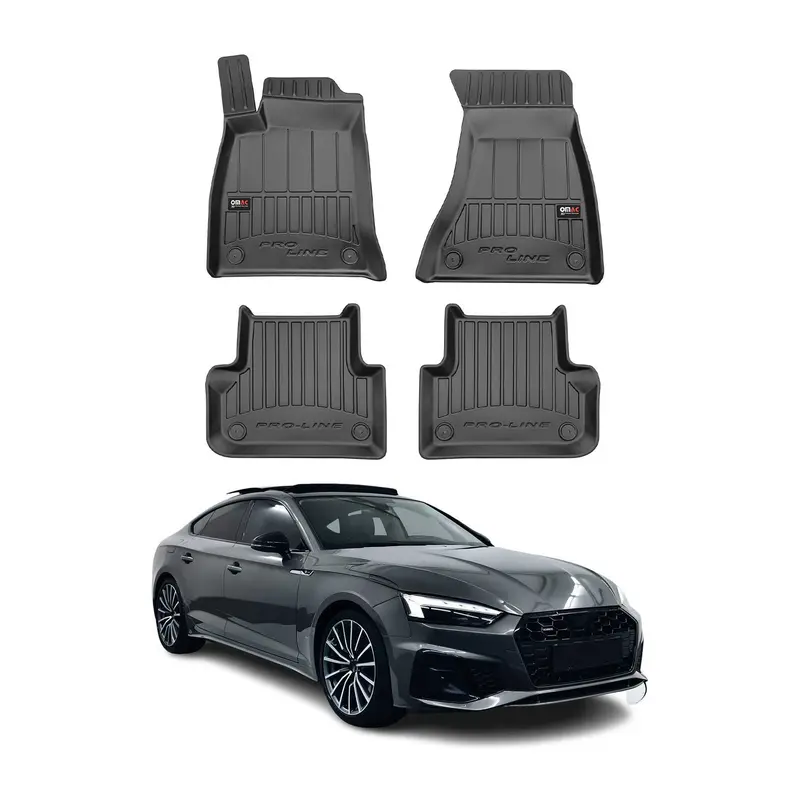 Tapis de Sol pour Audi A5 Sportback F5 2018-2025 OMAC Premium Noir Caoutchouc