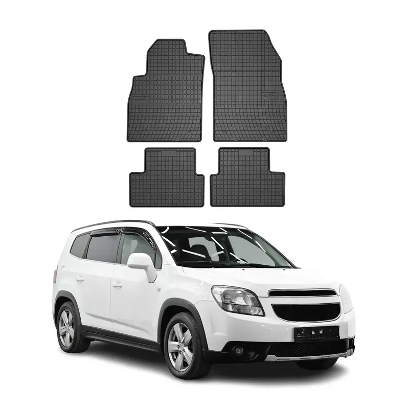 Tapis de Sol pour Chevrolet Orlando 2010-2018 OMAC Noir Caoutchouc