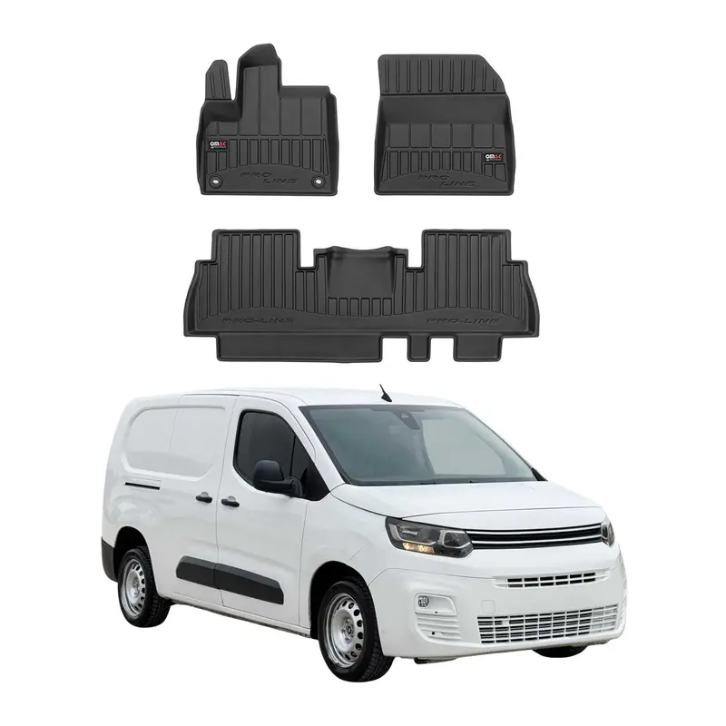 Tapis de Sol pour Citroen Berlingo 2018-2026 TPE Noir