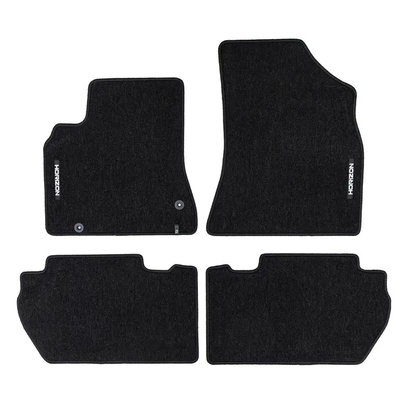 Tapis de sol pour Citroen Berlingo III 2018-2026 5places Velours Noir 4Pcs